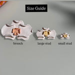 Load image into Gallery viewer, Oriana Orchid Brooches
