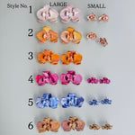 Load image into Gallery viewer, Oriana Orchid Earrings
