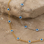 Load image into Gallery viewer, Christina Evil Eye Necklace &amp;
