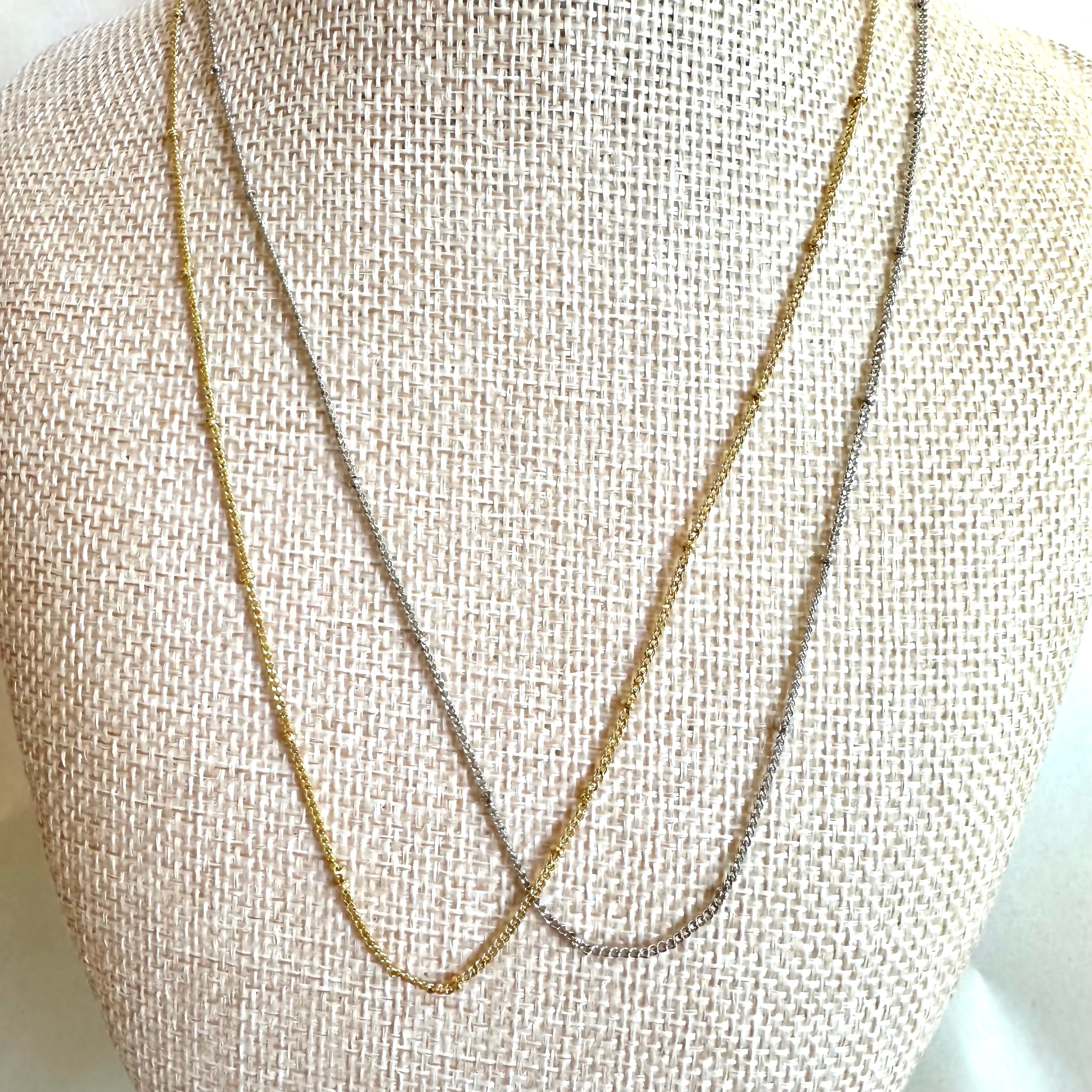 Step 1: Sara Initial Necklace Chain