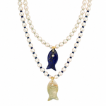 Load image into Gallery viewer, Dorothy Fish Pearl Necklace
