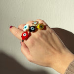 Load and play video in Gallery viewer, Evil Eye Rings
