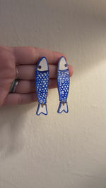 Load and play video in Gallery viewer, Sardine Earrings
