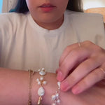 Load and play video in Gallery viewer, Pearl Cluster Bracelets
