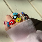Load and play video in Gallery viewer, Evil Eye Rings
